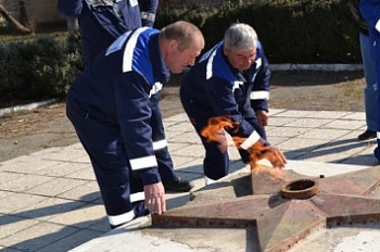 В Кочубеевском районе газифицирован мемориал «Вечный огонь» 