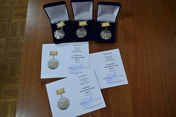Ставропольских газовиков наградили  медалями «За доблестный труд»