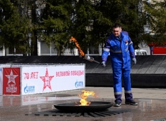 К 70-летию Победы «Газпром» провел широкомасштабную акцию по реконструкции мемориалов «Вечный огонь» по всей России