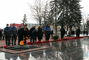 Ставропольские газовики приняли участие в церемонии, посвященной годовщине освобождения города Ставрополя от оккупации