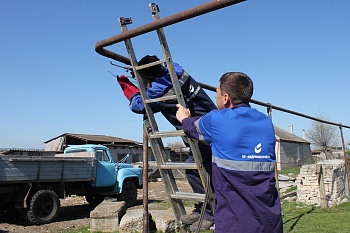 В Андроповском районе оперативно восстановлен газопровод, поврежденный в результате ДТП
